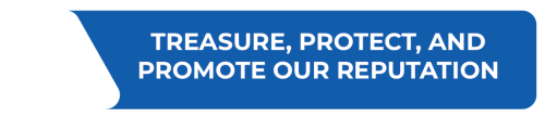 We’re all responsible for and benefit from the HighPoint image and reputation. Be a brand ambassador and always put your best foot forward. Consider how your actions affect our collective reputation and act in a way that brings honor to us all.